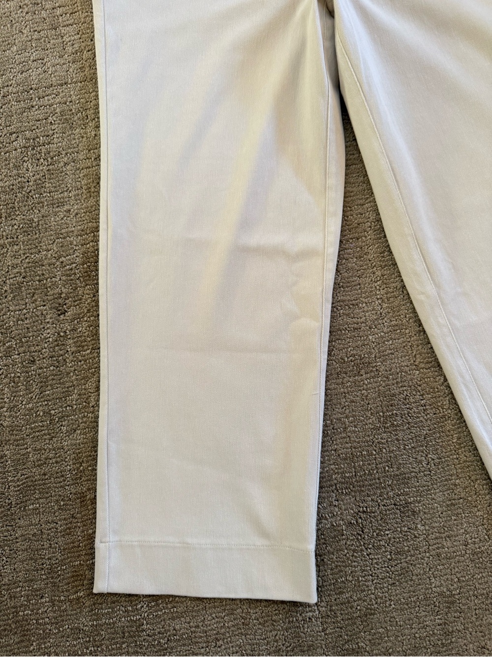J Jill Wearever Oatmeal Cream Size large Pull-On Capris Pants NWT - Picture 5 of 6